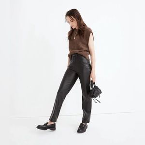 **EUC** MADEWELL Perfect Vintage Jeans in Faux Leather